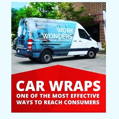 Branded commercial fleet van — Work Wonders Car Wraps